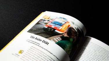 VISUELL Kommunikationsdesign: Detailansicht Bericht "Die Auto-Diät"