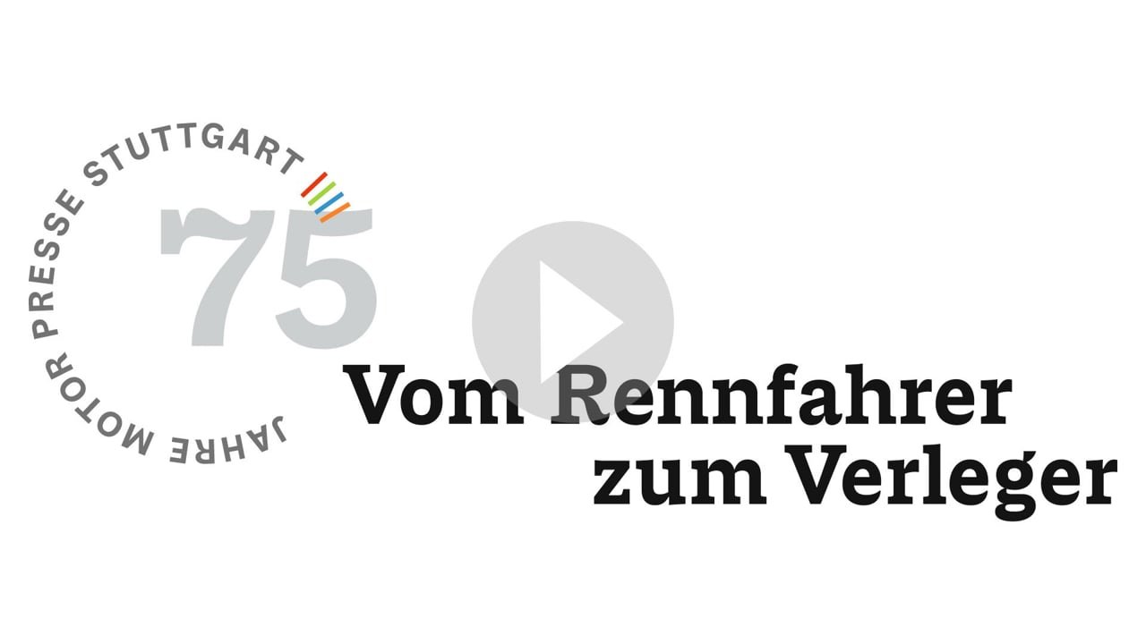 VISUELL Szenografie: Video zur Jubiläumsausstellung: Vom Rennfahrer zum Verleger, 75 Jahre Verlagsgeschichte